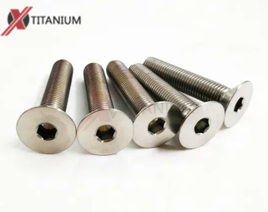 DIN7991 Titanium Hexagon Socket Countersunk Head Cap Bolts